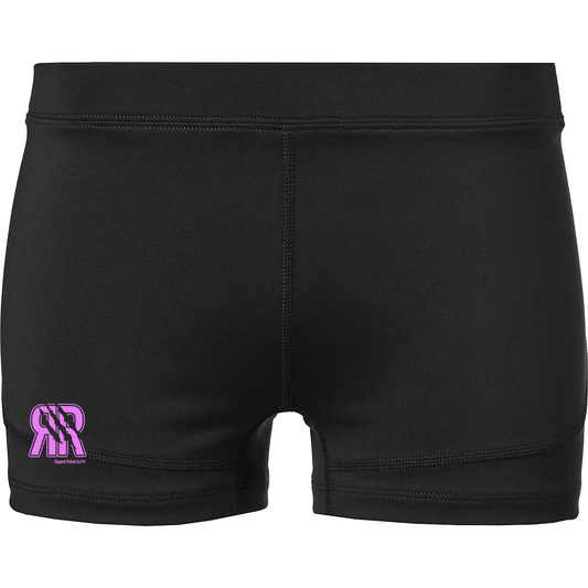 Black and Pink Active Shorts