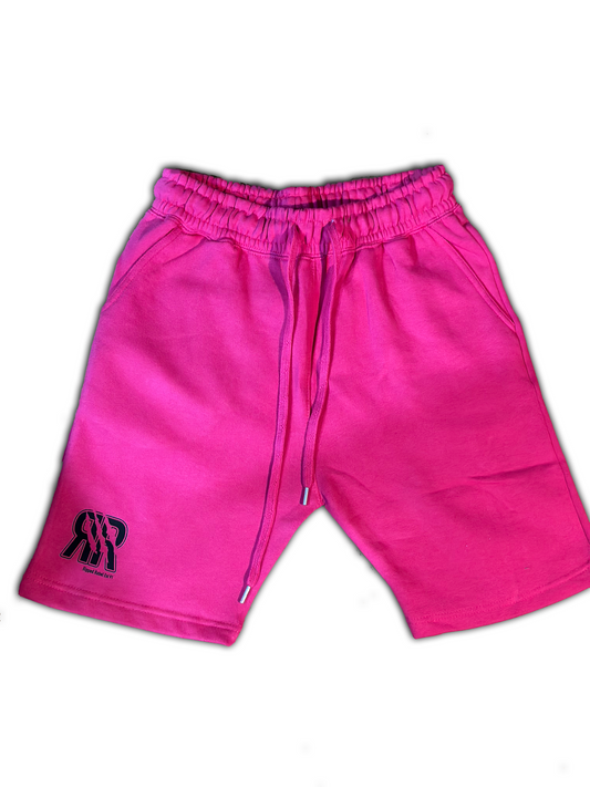 Pink Ripped Rebel Shorts (unisex)